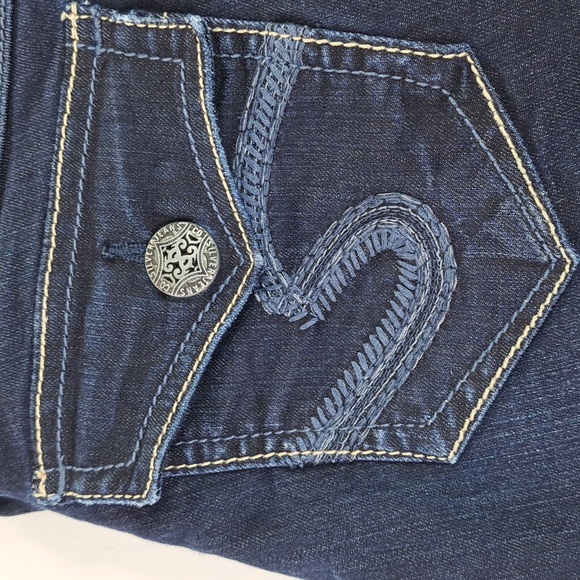 Silver Suki Rose Surplus Jean Long Shorts Size W27 - Picture 9 of 17